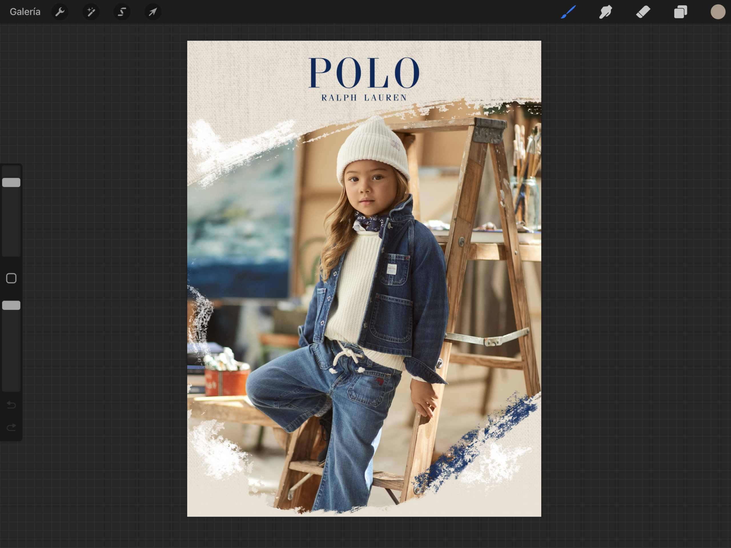 Polo Winter Lookbook – Young Girl in Snow